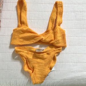 Hunza G crinkle bikini.  New with tags. Never worn. Bought from FarFetch.